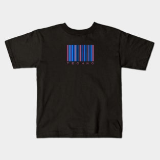 Techno Barcode Kids T-Shirt